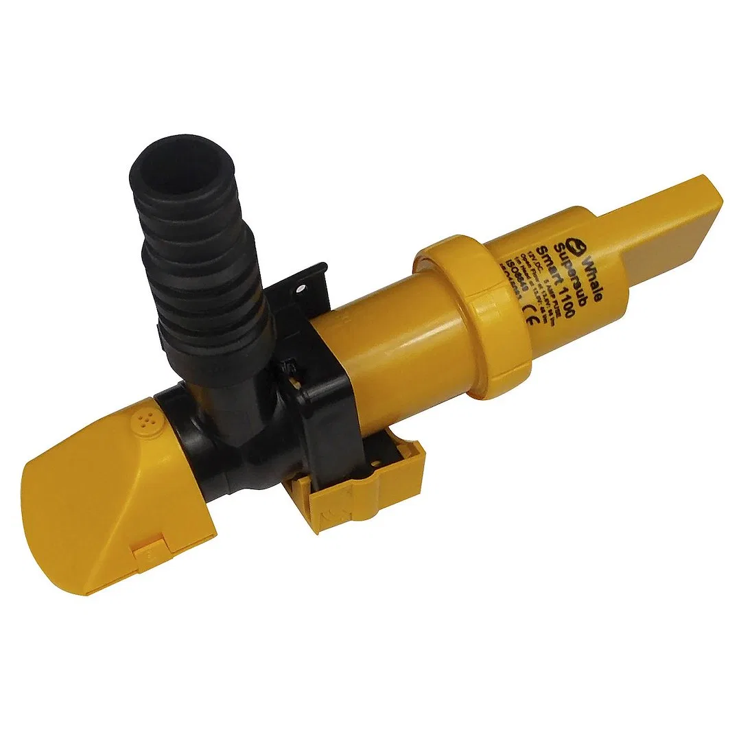 SS1212 – WHALE Bilge Pump, Narrow Low Profile Submersible 1050 Gallon Per Hour 1 Inch x 1-1/8 Inch Stepped Port 9-1/2...
